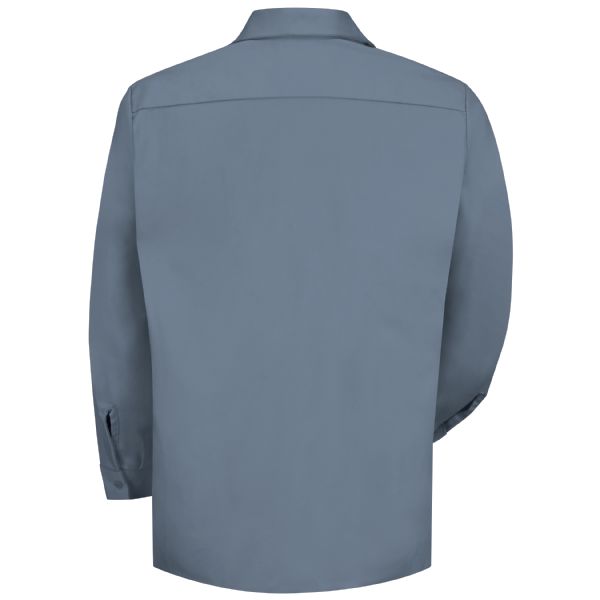 Red Kap Men's Long Sleeve Wrinkle-Resistant Cotton Work Shirt