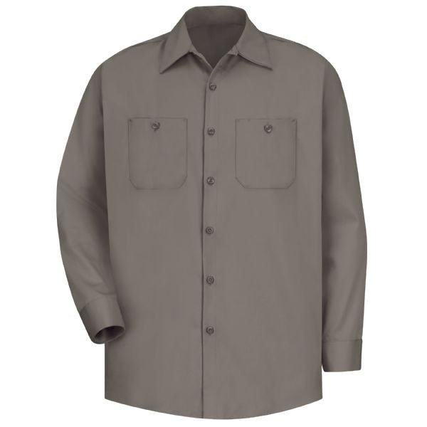 Red Kap Men's Long Sleeve Wrinkle-Resistant Cotton Work Shirt