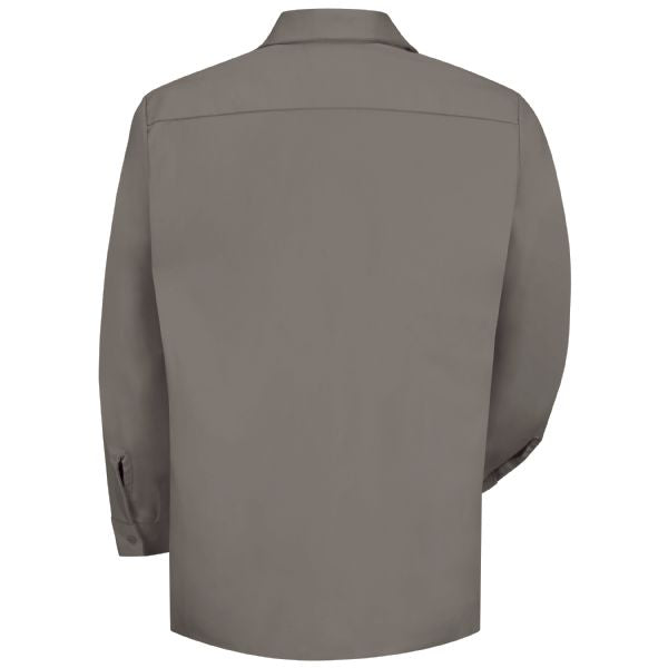 Red Kap Men's Long Sleeve Wrinkle-Resistant Cotton Work Shirt