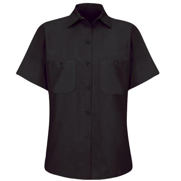 Red Kap Women's Short Sleeve Industrial Work Shirt