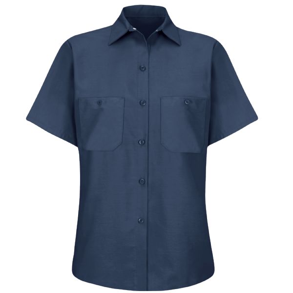 Red Kap Women's Short Sleeve Industrial Work Shirt