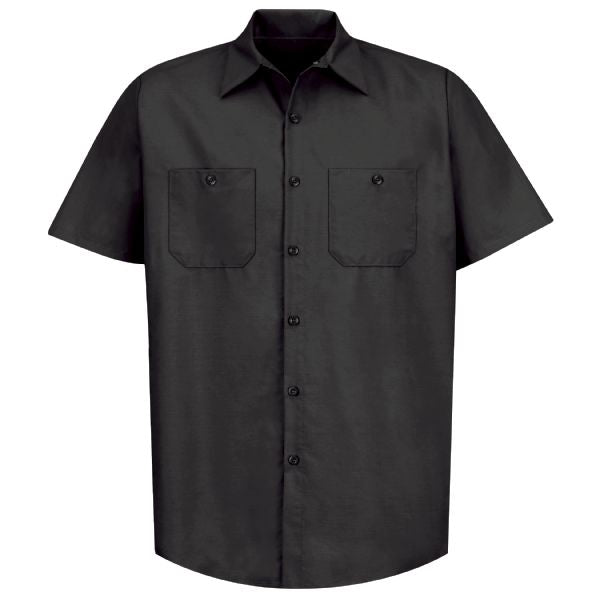 Red Kap Men's Short Sleeve Industrial Work Shirt