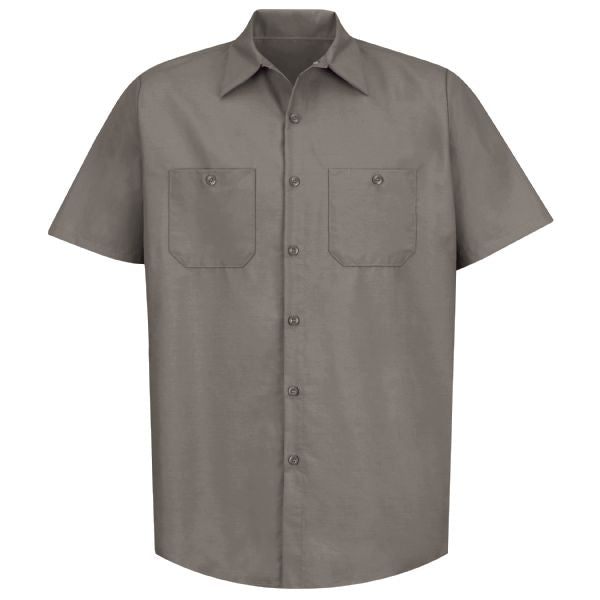 Red Kap Men's Short Sleeve Industrial Work Shirt