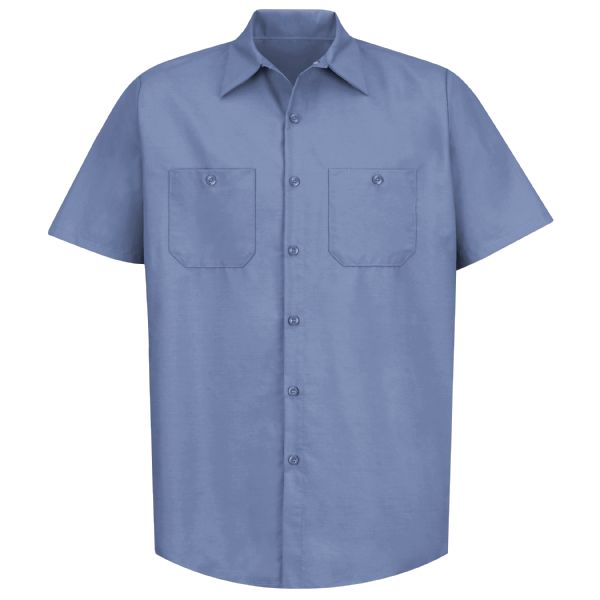 Red Kap Men's Short Sleeve Industrial Work Shirt