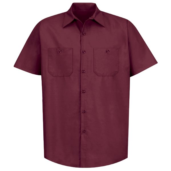 Red Kap Men's Short Sleeve Industrial Work Shirt