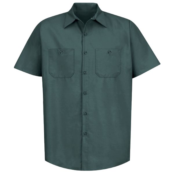Red Kap Men's Short Sleeve Industrial Work Shirt