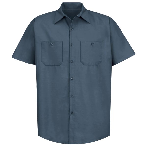Red Kap Men's Short Sleeve Industrial Work Shirt