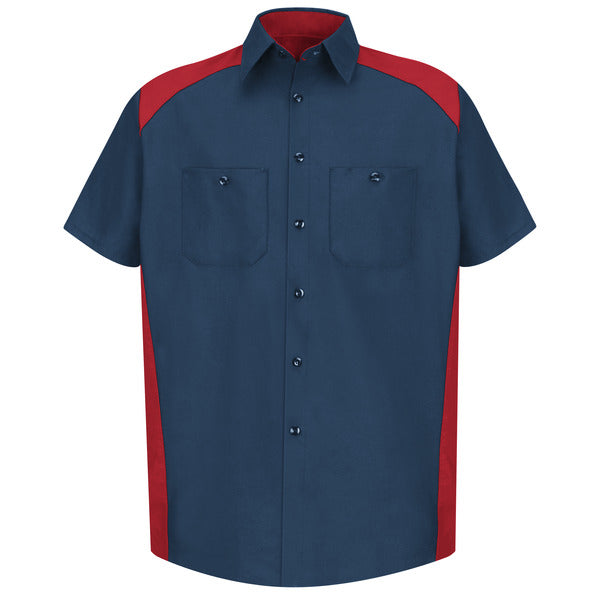 Red Kap Men's Short Sleeve Motorsports Shirt