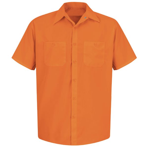 Red Kap Long Sleeve Enhanced Visibility Work Shirt