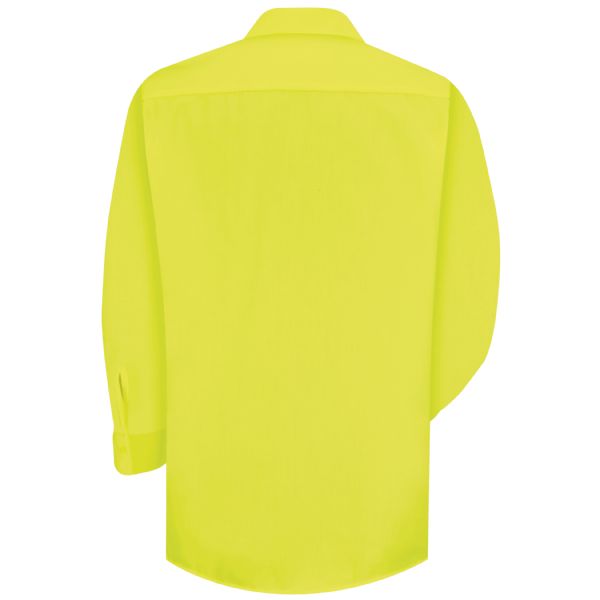 Red Kap Long Sleeve Enhanced Visibility Work Shirt