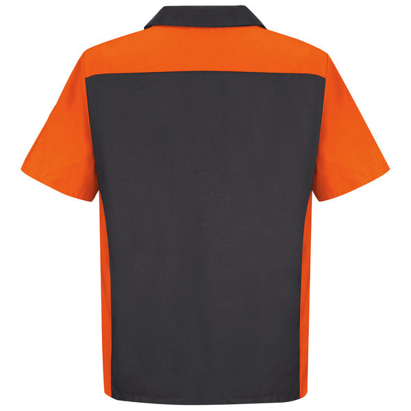 Red Kap Men's Short Sleeve Two-Tone Crew Shirt