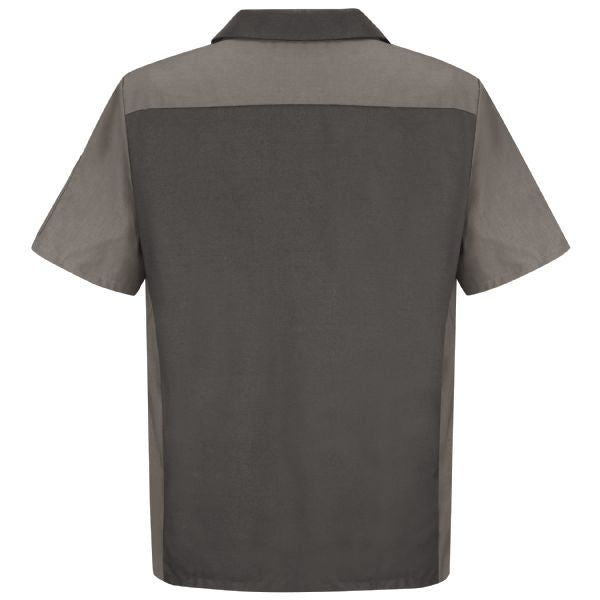Red Kap Men's Short Sleeve Two-Tone Crew Shirt