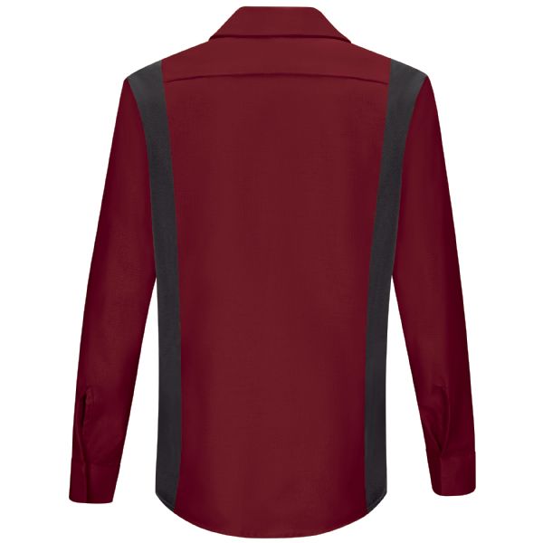 Red Kap Women's Long Sleeve Performance Plus Shop Shirt with OilBlok Technology