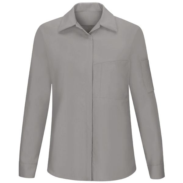 Red Kap Women's Long Sleeve Performance Plus Shop Shirt with OilBlok Technology