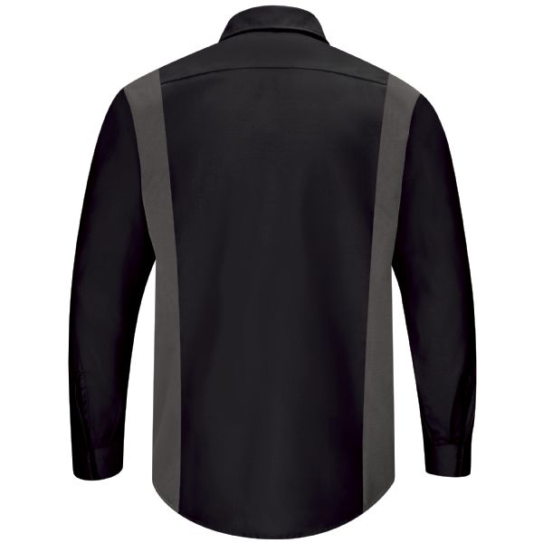 Red Kap Men's Long Sleeve Performance Plus Shop Shirt with OilBlok Technology