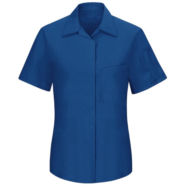 Red Kap Women's Short Sleeve Performance Plus Shop Shirt with OilBlok Technology