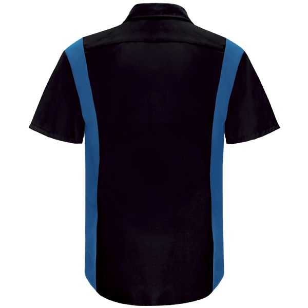Red Kap Men's Short Sleeve Performance Plus Shop Shirt With Oilblok Technology