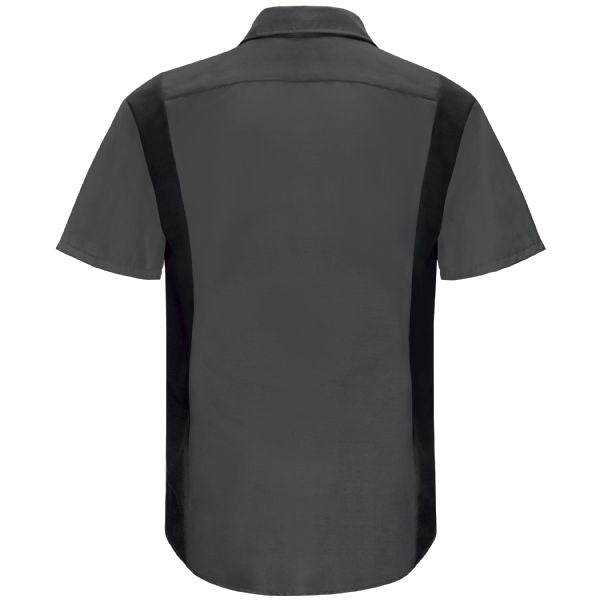 Red Kap Men's Short Sleeve Performance Plus Shop Shirt With Oilblok Technology