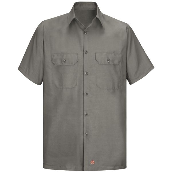 Red Kap Men's Short Sleeve Solid Rip Stop Shirt