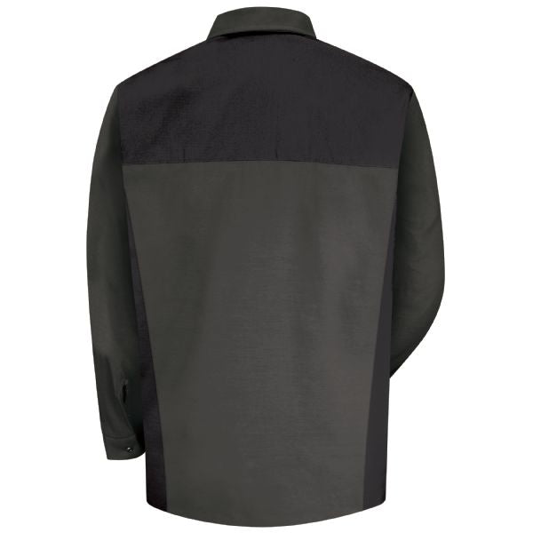 Red Kap Men's Long Sleeve Motorsports Shirt