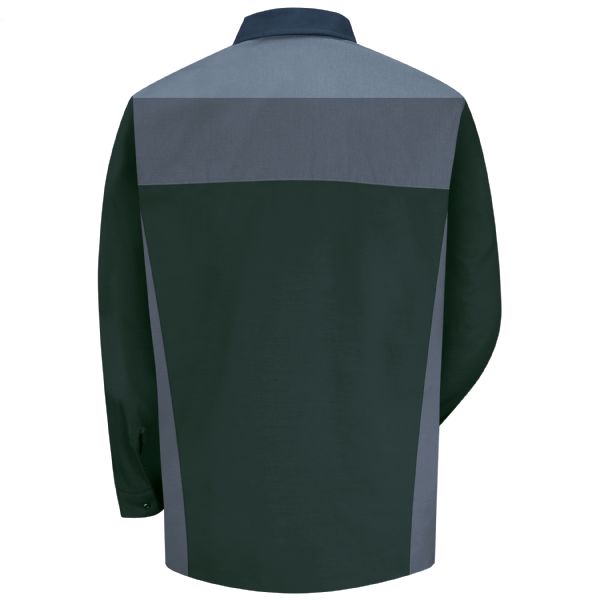 Red Kap Men's Long Sleeve Motorsports Shirt