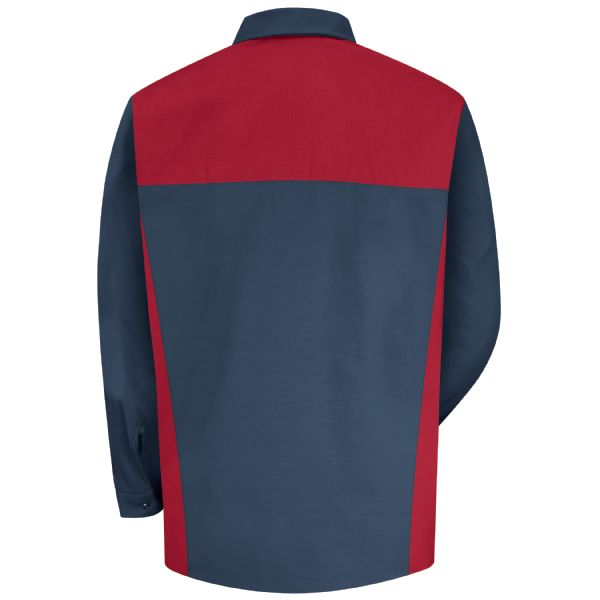 Red Kap Men's Long Sleeve Motorsports Shirt