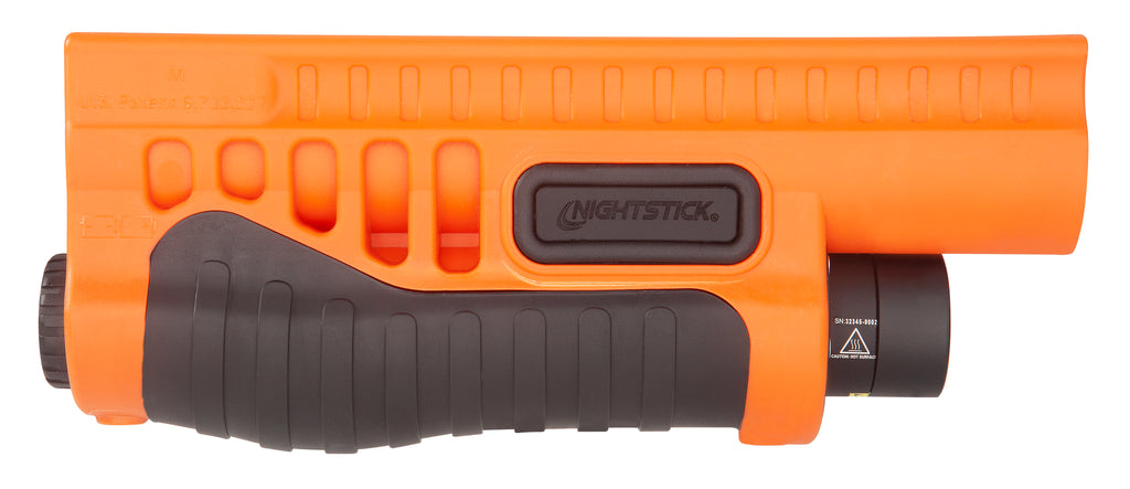 Night Stick Less-Lethal Orange Shotgun Forend Light with Green Laser for Mossberg 500/590/Shockwave