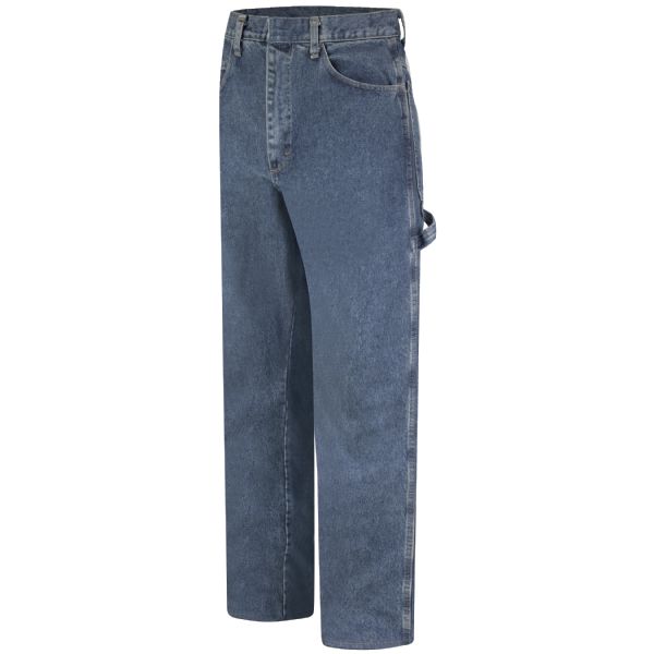 Bulwark Men's Heavyweight Excel FR Denim Dungaree - Stone Wash