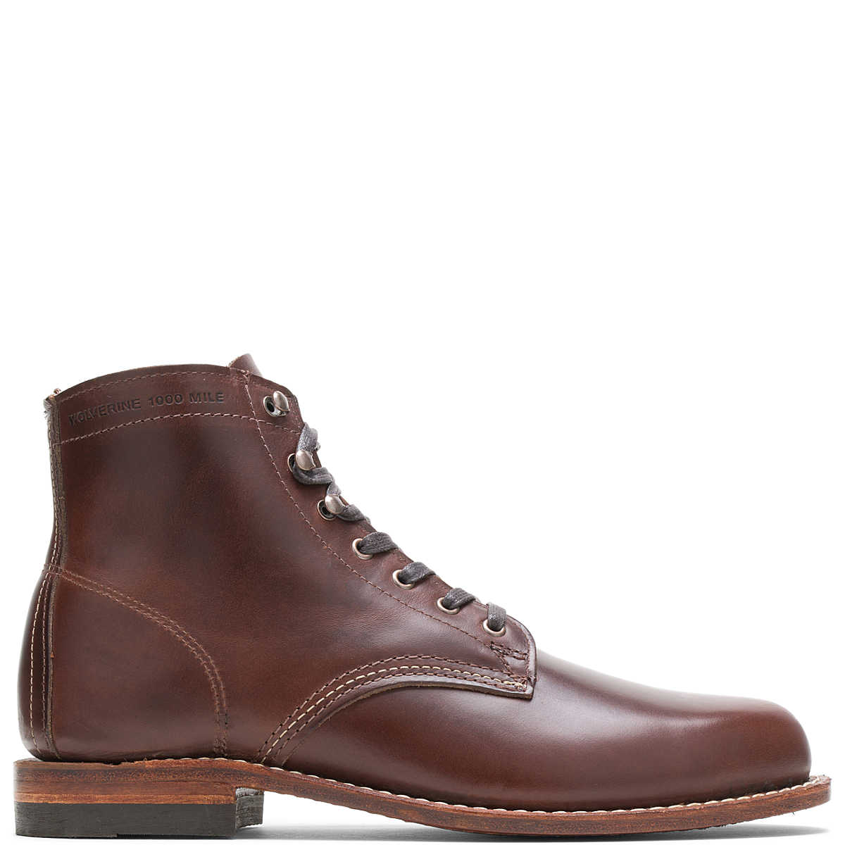 Wolverine Men's 1000 Mile Plain-Toe Original Boot - Brown