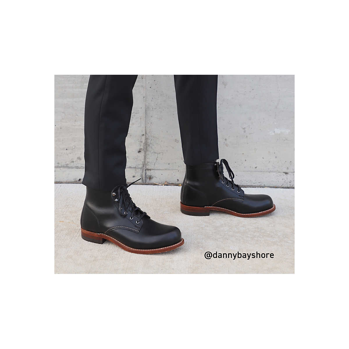 Wolverine Men's 1000 Mile Plain-Toe Original Boot - Black