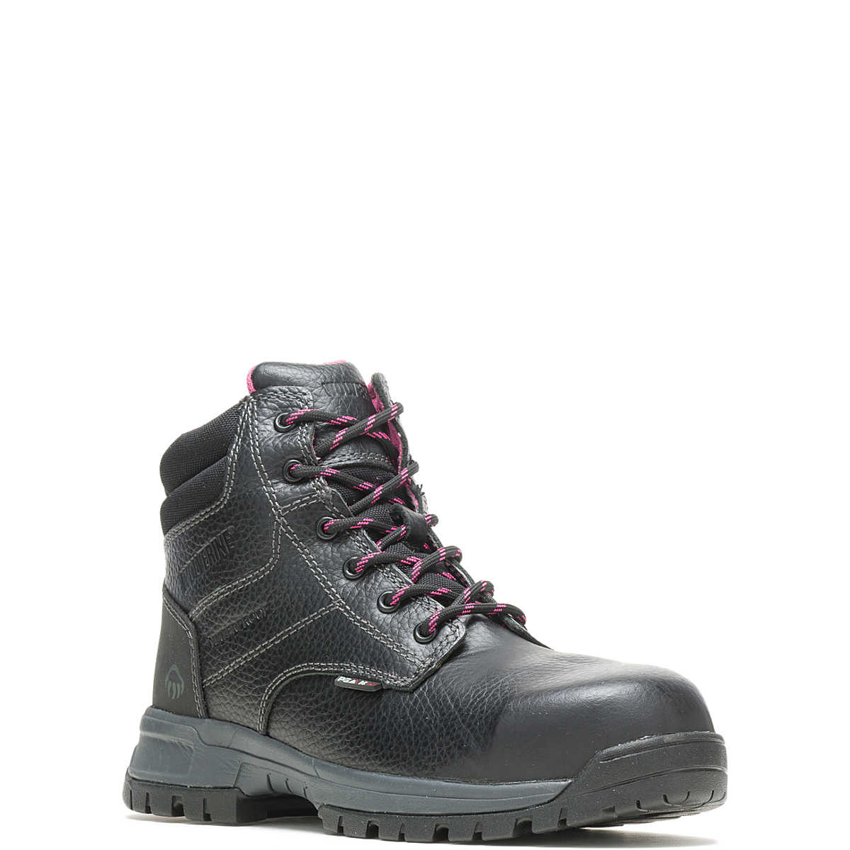 Wolverine Women's Piper Waterproof Composite-Toe 6" Work Boot - Black