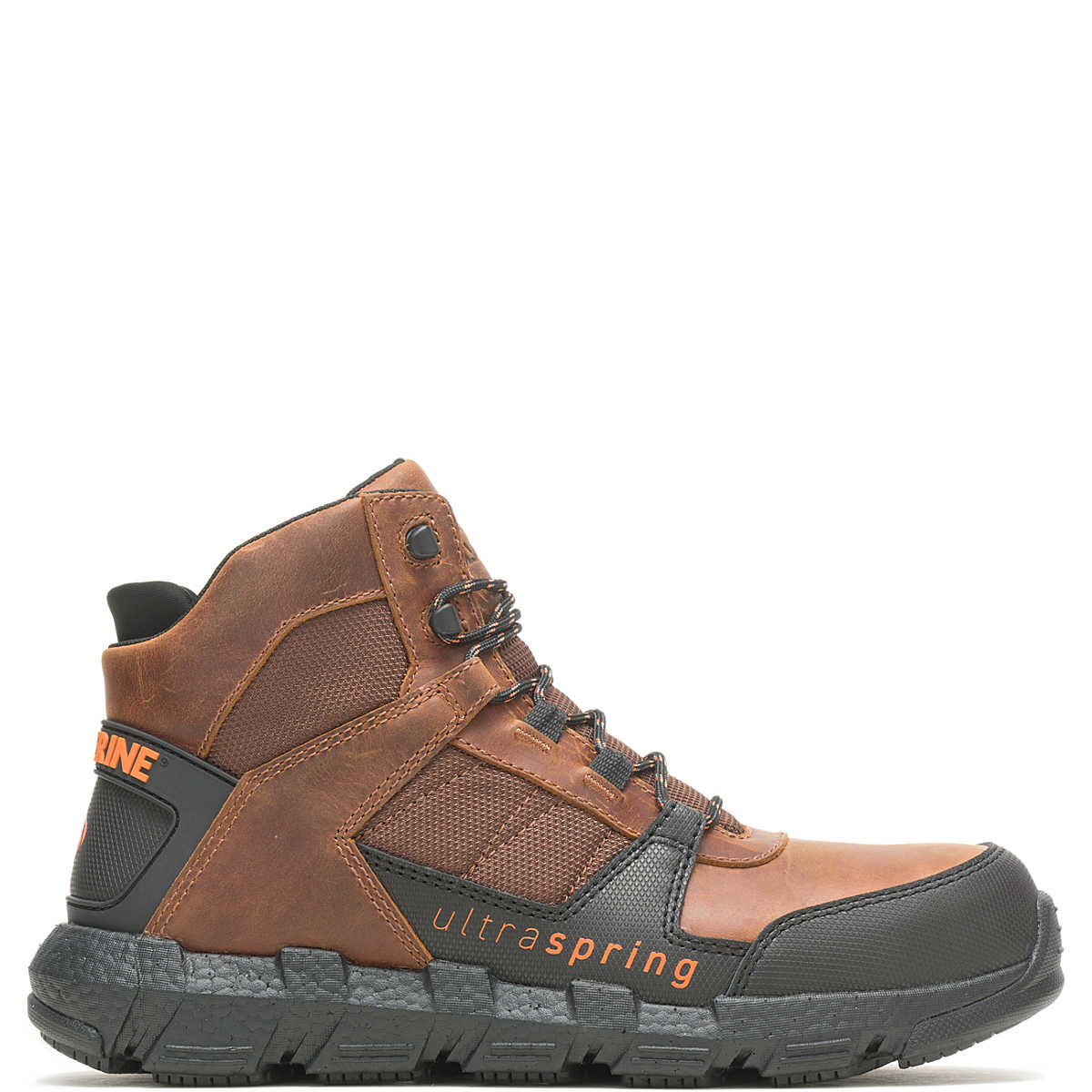 Wolverine Men's Rev UltraSpring™ DuraShocks® Vent CarbonMax™ Work Boot - Tobacco (COMPOSITE TOE)