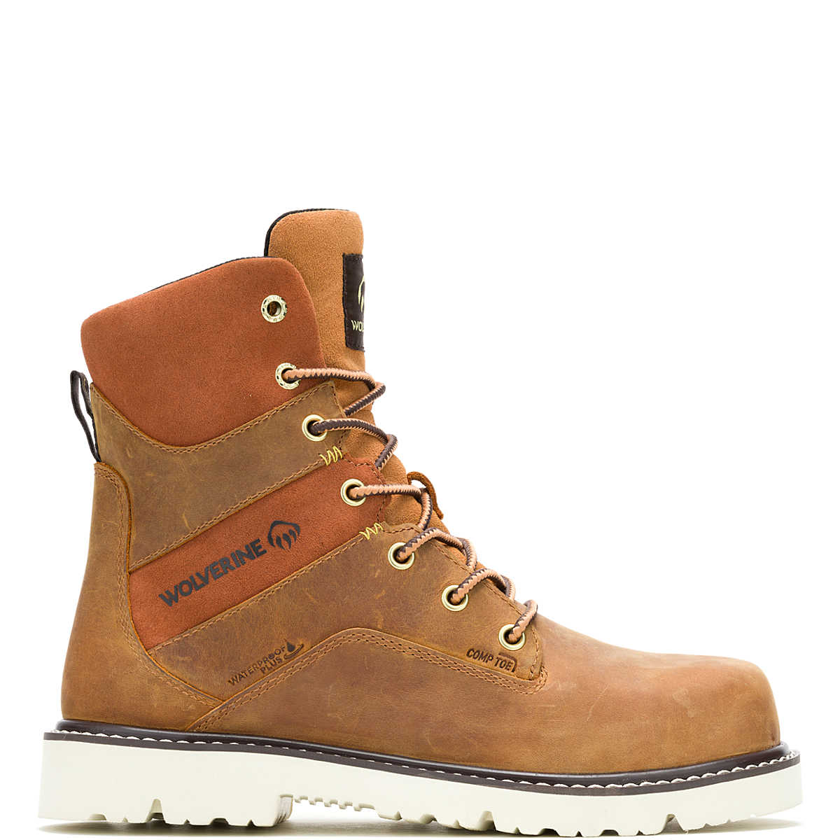 Wolverine Women's Revival 8" Composite-Toe Work Boot - Cashew