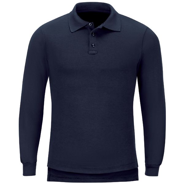 Workrite Men's Long Sleeve Station Wear Polo Shirt