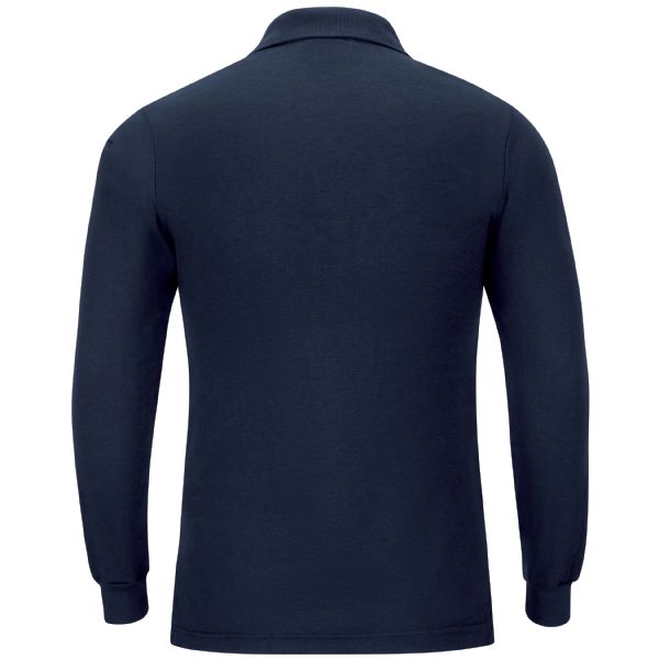 Workrite Men's Long Sleeve Station Wear Polo Shirt
