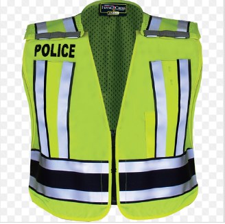 Flying Cross Police Pro Series Hi-Viz Yellow Safety Vest