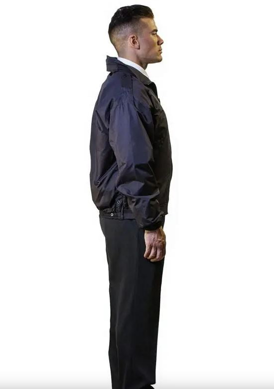 Anchor Uniform Hi-Viz Reversible Waterproof Jacket - Black to Lime