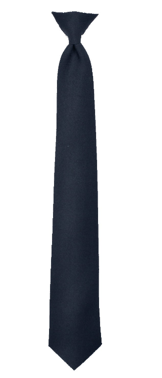 Navy Clip-On Tie