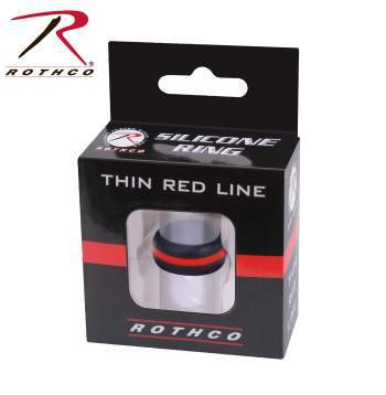 Rothco Thin Red Line Silicone Ring