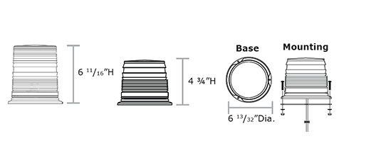 266TCL And 266TSL Star X-Fire™ LED Beacon