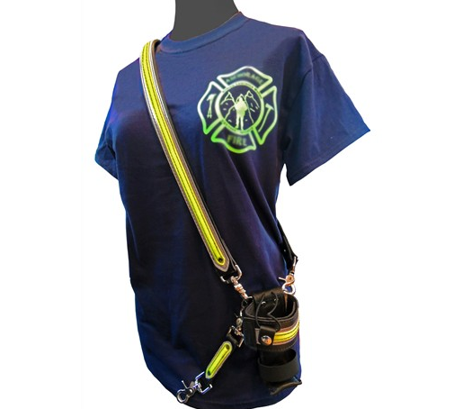 FoxFire: Illuminating Leather Combo: Radio Strap, Anti-Sway Strap and Universal Radio Case 