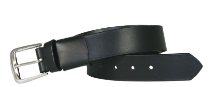 Boston Leather 1-1/2" Stretch Off Duty Leather Belt