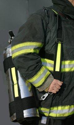 Can Harness Extinguisher Carrying System