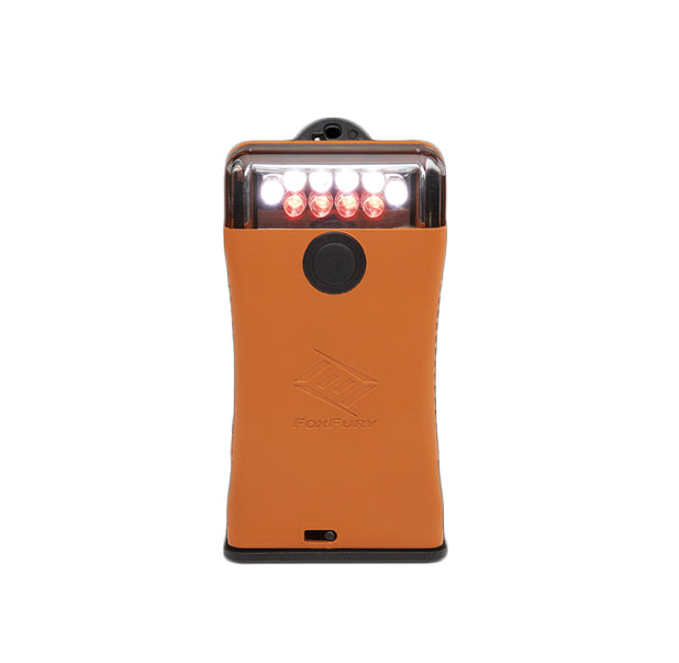 Foxfury Scout Clip Light with White and Red LEDs