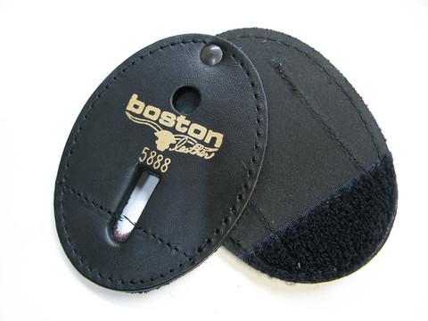 Boston Leather Oval Holder with Generic Pin-In, Swivel