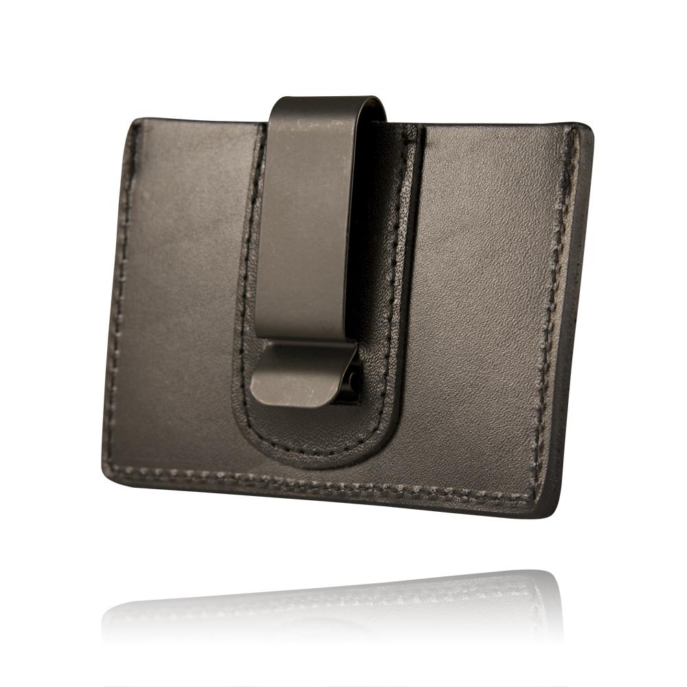 Boston Leather Horizontal ID Holder