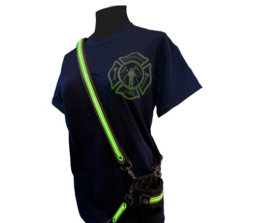 FoxFire: Illuminating Leather Combo: Radio Strap, Anti-Sway Strap and Universal Radio Case 