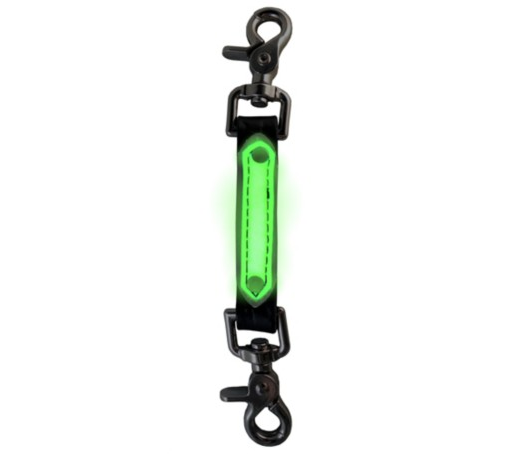 Illuminating Foxfire/Box Alarm Leather Anti-Sway Strap