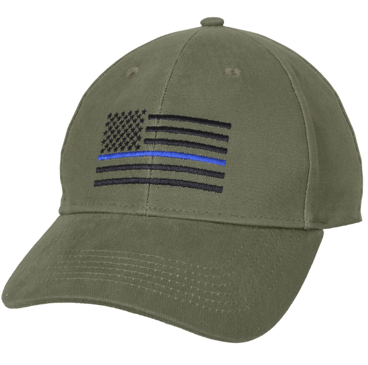 Rothco Thin Blue Line Flag Low Profile Cap