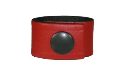 Boston Leather Cord Keeper for our Radio Strap